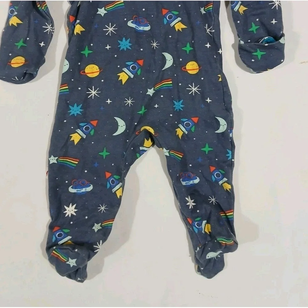Magnetic Me E=MC2 Solar System Footed Sleeper 0-3 Months 8 to 12 lbs Cotton